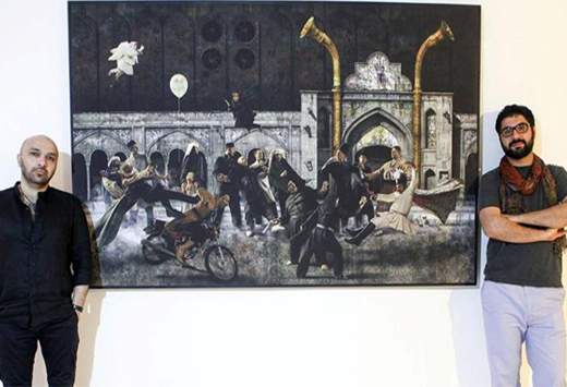 هم‌کاری مشترک هنر گرافیک و تئاتر در نمایشگاه "آندرگراند"