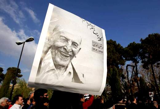 مراسم تشییع مرتضی احمدی، پدربزرگ طهرون