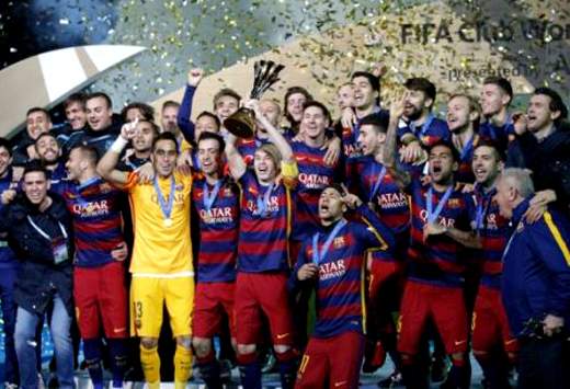 بارسلونا برای سومین‌بار قهرمان جام باشگاه‌های جهان شد