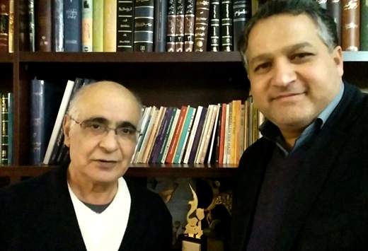 عیادت مدیرعامل فارابی از مرادی‌کرمانی