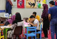 آموزش ساخت عروسک در "مهمانی مهر و نیایش" کانون