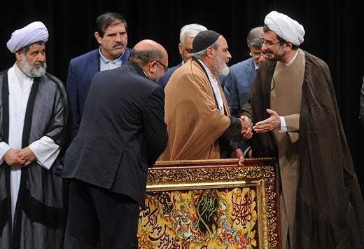 آیین نکوداشت و تکریم حجت الاسلام امرودی در ایوان شمس برگزار شد