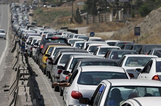 ترافیک سنگین در محور هراز، سوادکوه و کندوان