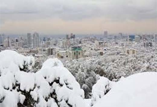 برف و باران در تهران شدیدتر می‌شود