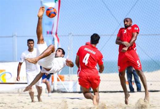 تیم ملی فوتبال ساحلی با شکست بحرین به نیمه نهایی مسابقات آسیایی صعود کرد
