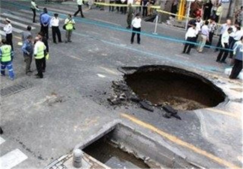 شناسایی حفره های زیر سطحی معابر در مرکز شهر تهران آغاز شد